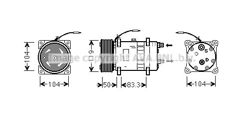 AVA QUALITY COOLING kompresorius, oro kondicionierius UVAK071